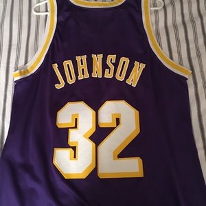 Authentic Magic Johnson Laker Jersey